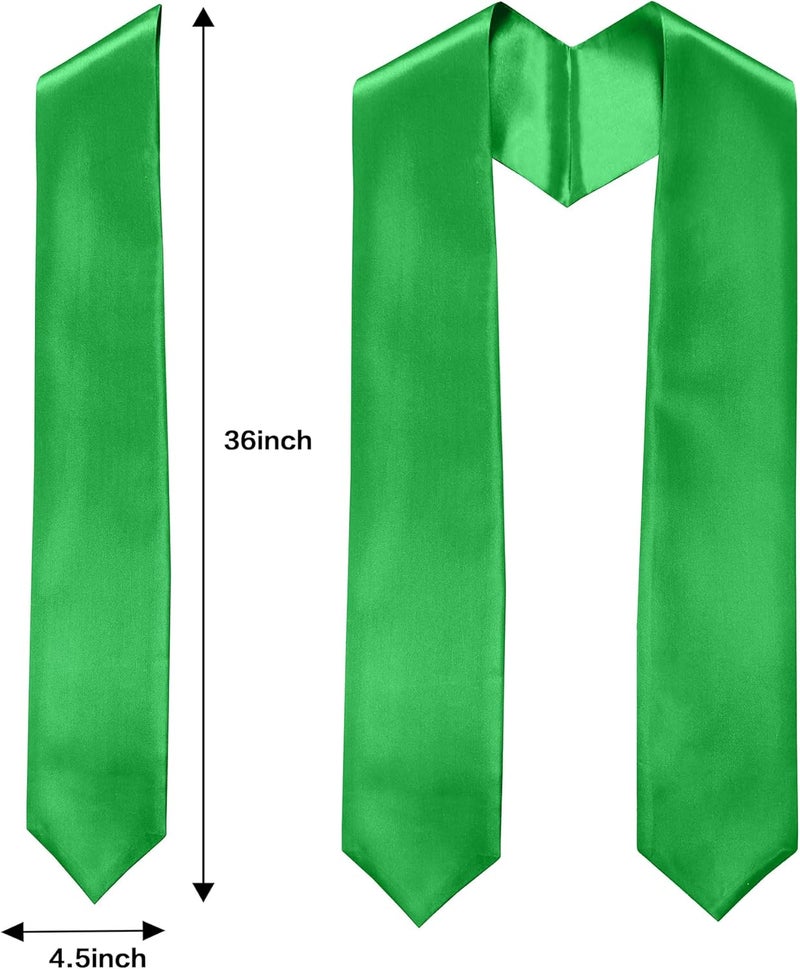 Misscom Unisex Adult Graduation Stole Shawl 72" Long for Academic Commencements Shawl - Image 2